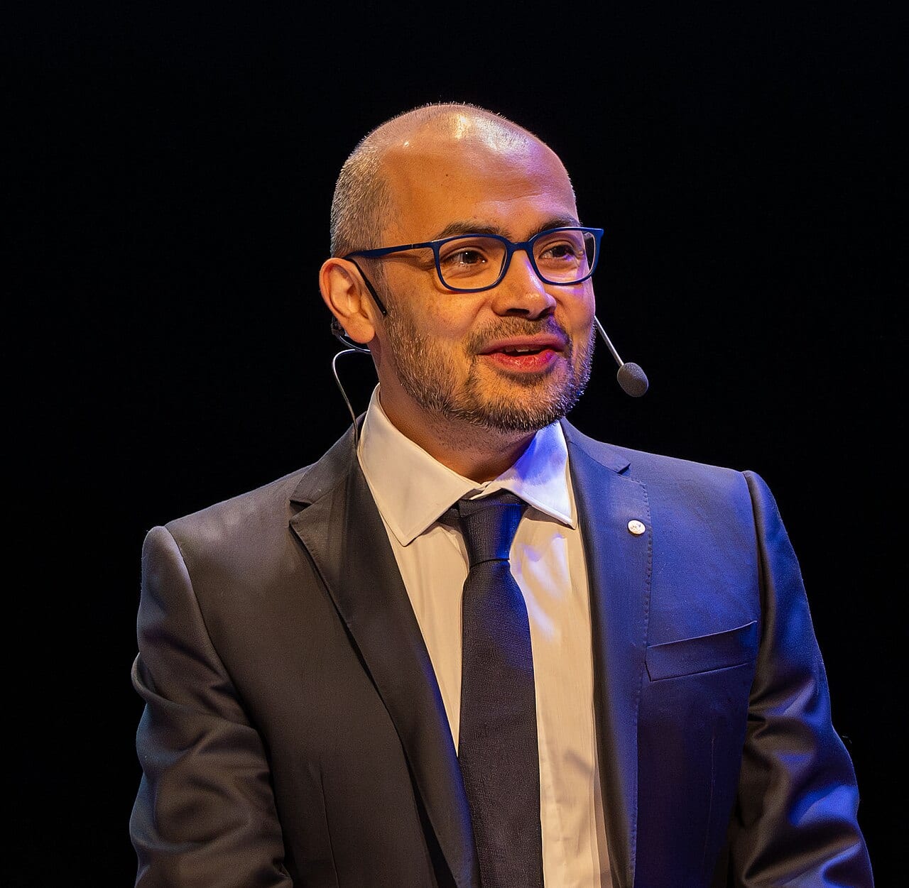 Demis Hassabis, Google DeepMind's chief executive, at the 2024 Nobel Prize press conference in Stockholm