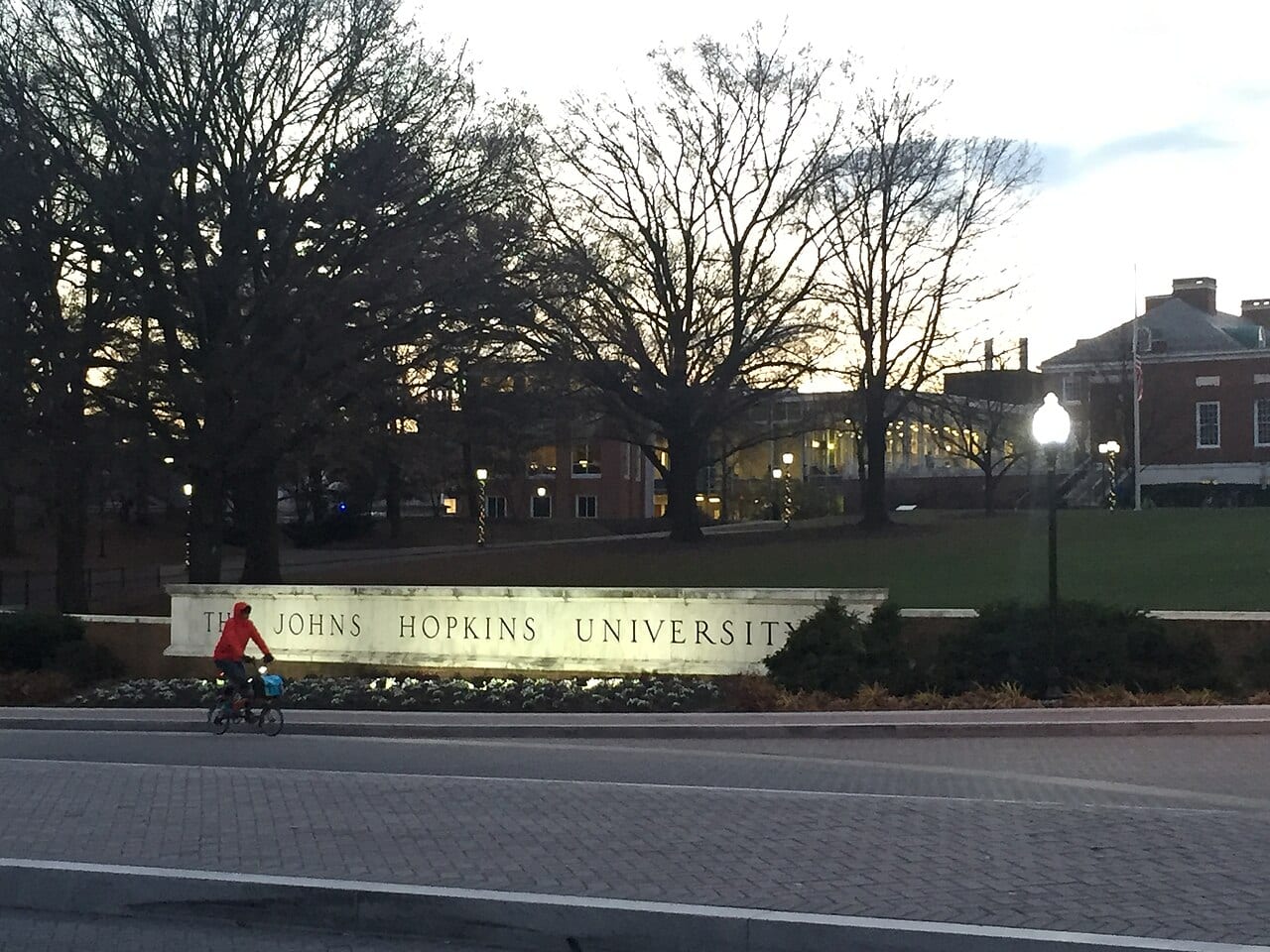 The East Gate entrance to Johns Hopkins University's Homewood campus