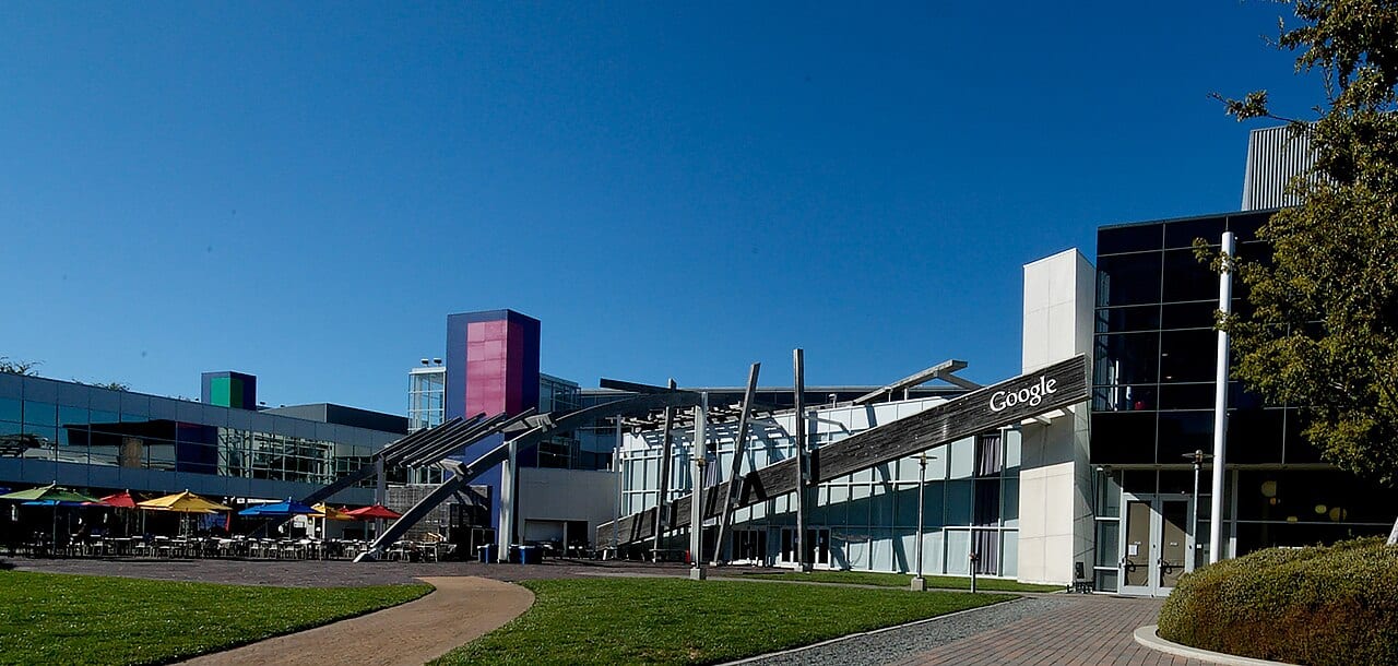 Google's Mountain View campus, the Googleplex