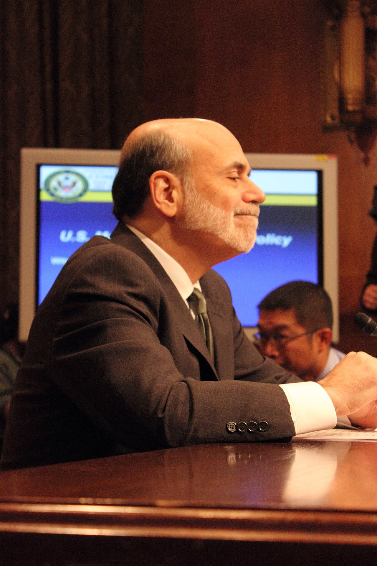 Ben Bernanke, the former Federal Reserve chair, speaking in Washington in 2012