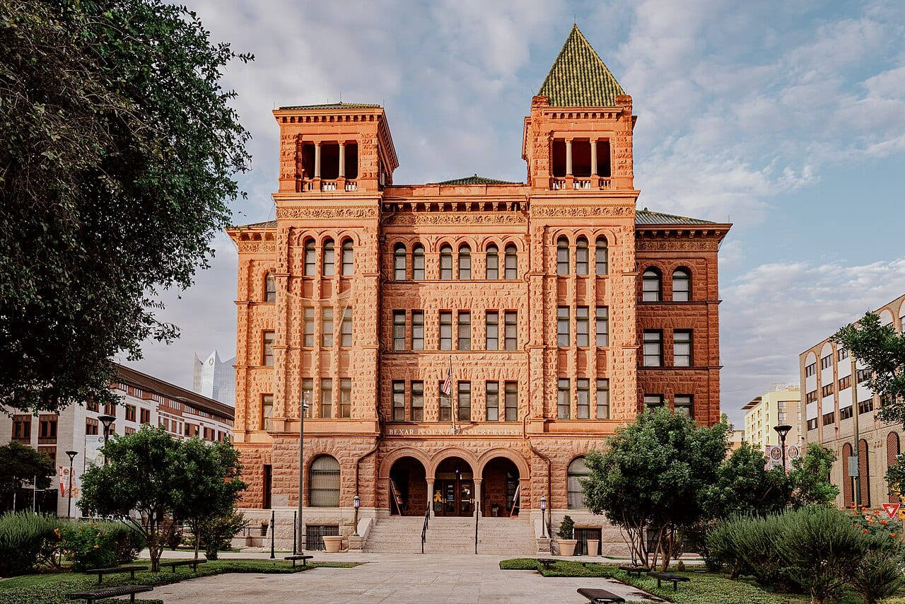 The Bexar County Courthouse in San Antonio, Texas