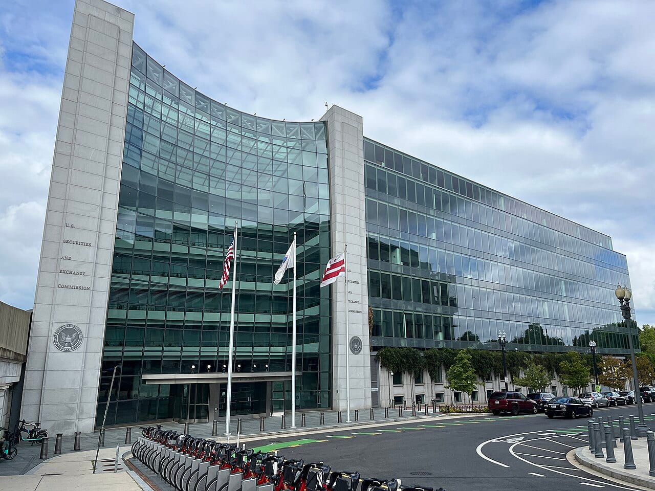The Securities and Exchange Commission's Washington, D.C. headquarters in 2024, where Anthropic filed its IPO paperwork