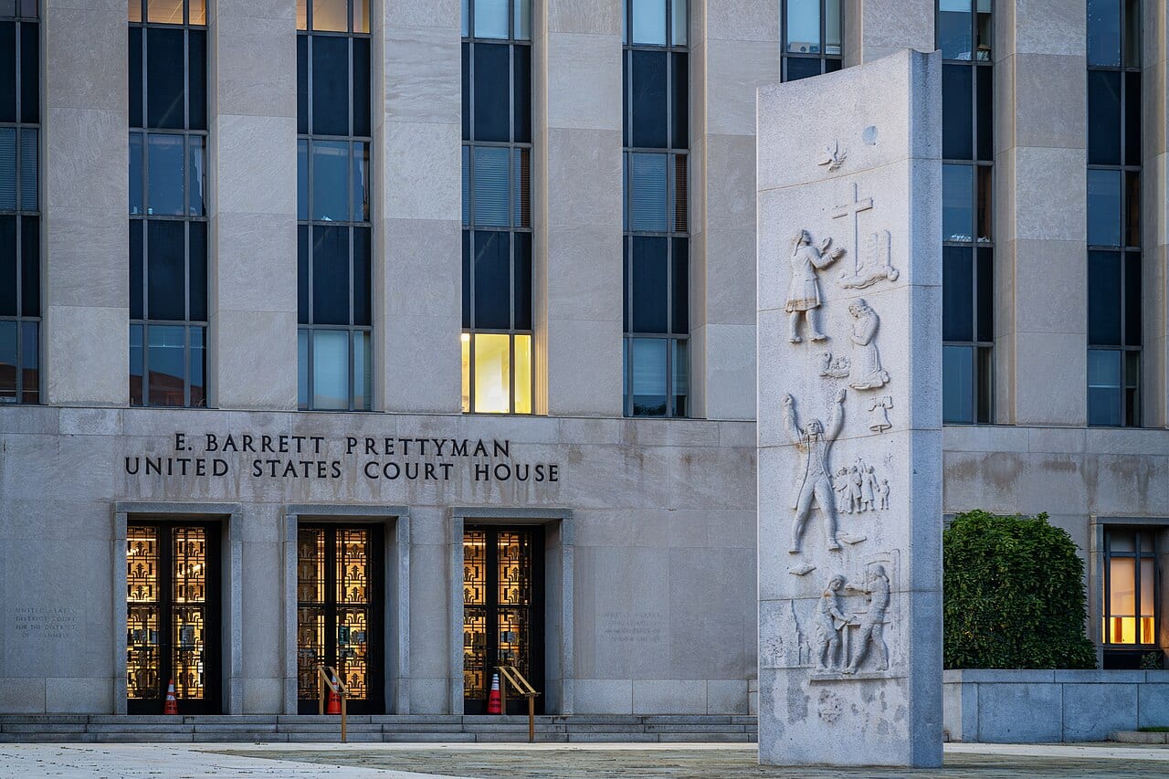 The E. Barrett Prettyman United States Courthouse in Washington, home to the D.C. Circuit Court of Appeals