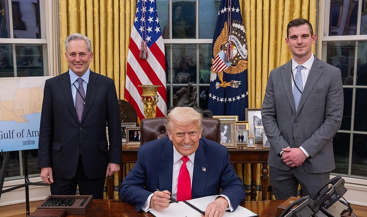 David Sacks joins President Trump and Bo Hines in the Oval Office