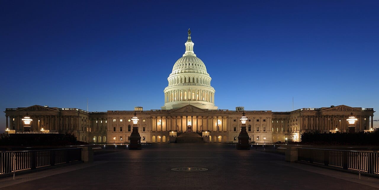 The U.S. Capitol, where the NO FAKES Act awaits a Senate floor vote