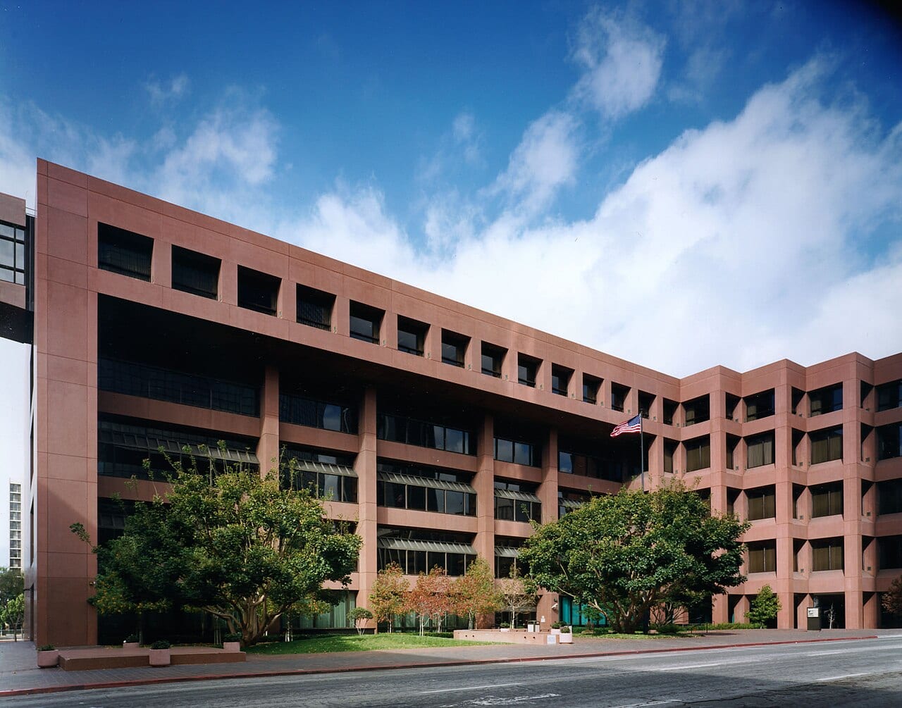 The Edward J. Schwartz United States Courthouse in San Diego, where Judge Allison Goddard sits