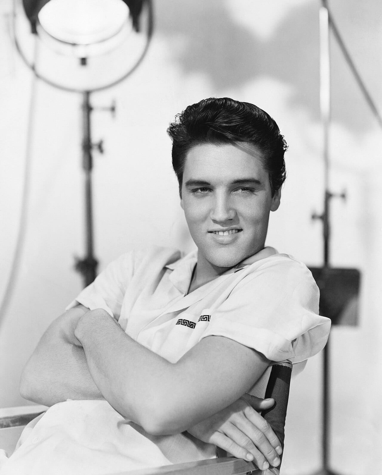 Elvis Presley photographed for Modern Screen magazine in 1958
