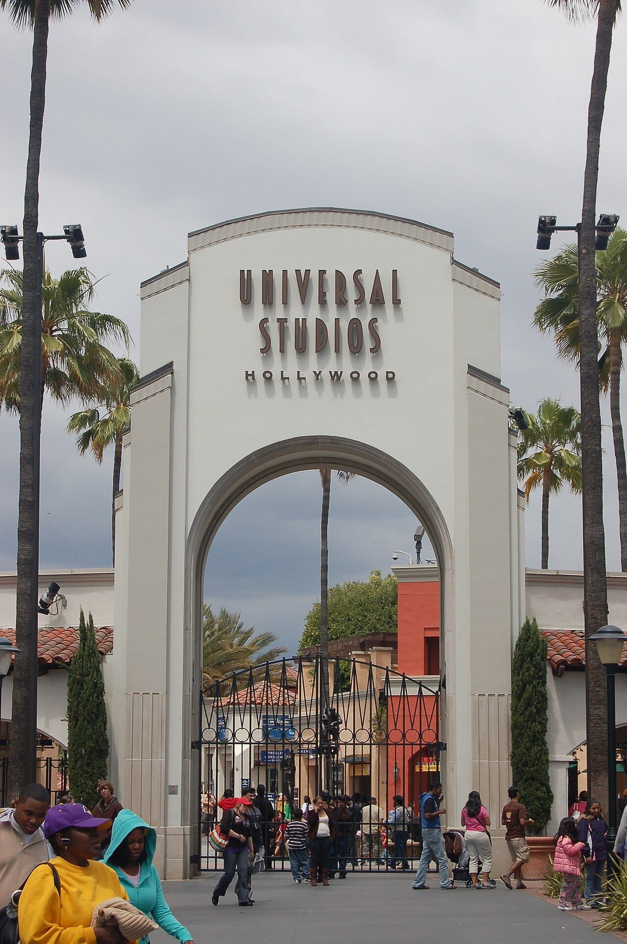 The entrance to Universal Studios Hollywood